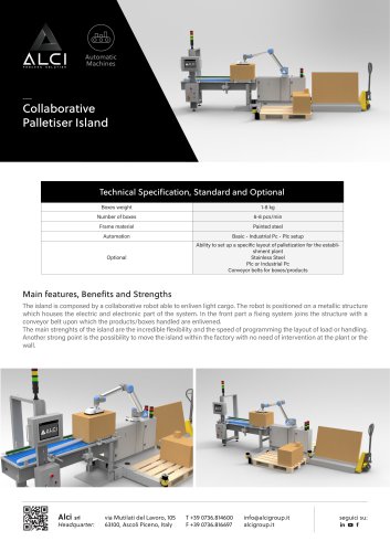 Collaborative Palletiser Island