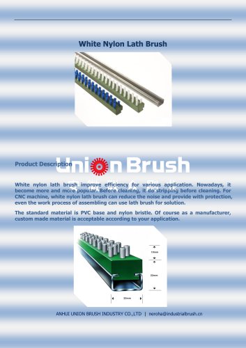 White Nylon Lath Brush