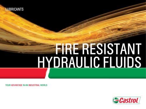 Fire Resistant Hydraulic Fluids