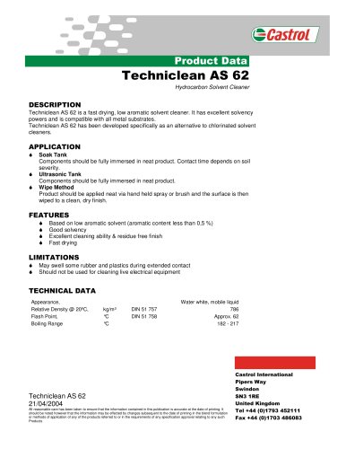 Techniclean AS 62