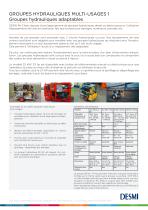 GROUPES HYDRAULIQUES MULTI-USAGES 1 - 2