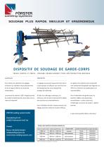 Dispositif de soudage de garde-corps - 2