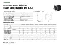 Brushless Motor/Three-phase/86BSA Series(8 Poles)