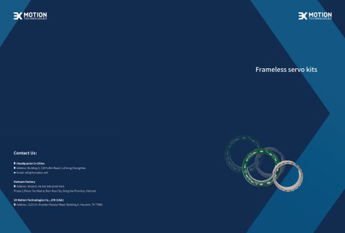 Frameless motor