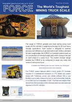 FORCE™ portable mining weighbridge scale