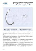 Rotary Seal, inside sealing RODI