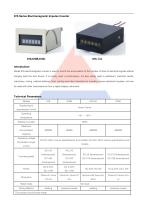 Hitech Pulse totalizer counter 876 series