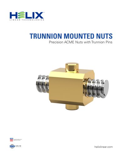 Helix Trunnion Mount Nut