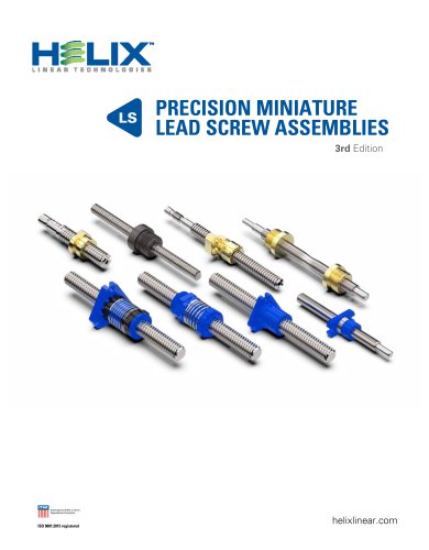 RECISION MINIATURE LEAD SCREW ASSEMBLIES