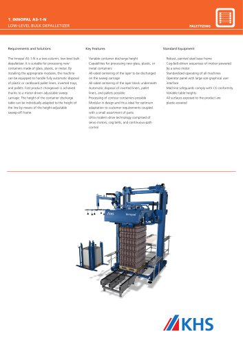 Innopal AS-1-N depalletizer