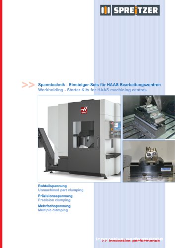Workholding - Starter Kits for HAAS machining centres