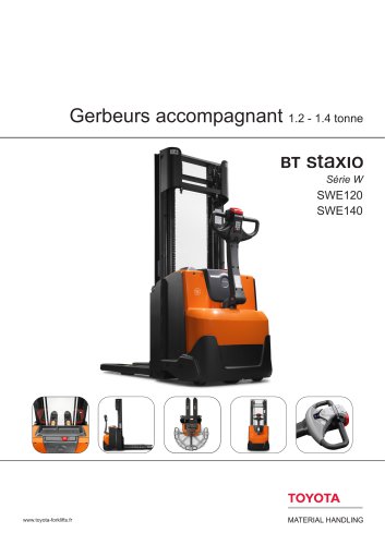 Gerbeurs accompagnant 1.2 - 1.4 tonne BT staxio Série W SWE120 SWE140