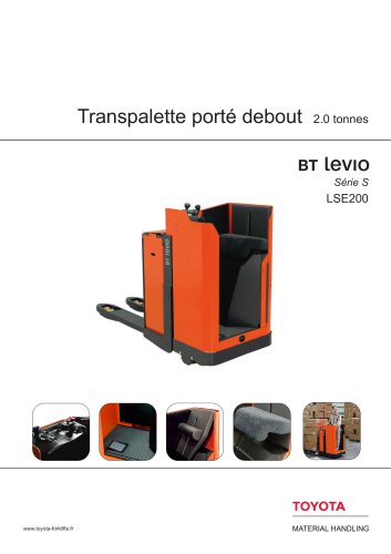 Transpalette porté debout  2.0 tonnes BT levio Série S LSE200