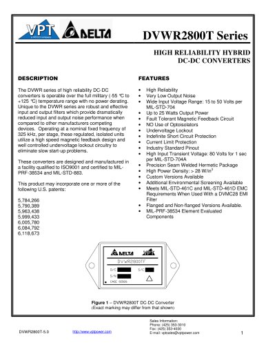 DVWR2800T Series