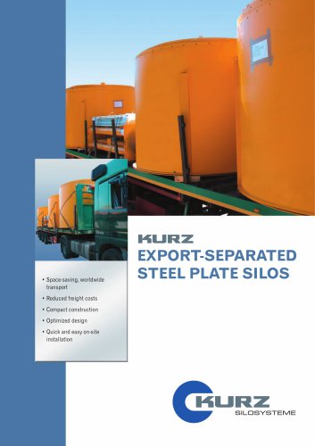 EXPORT-SEPARATED STEEL PLATE SILOS