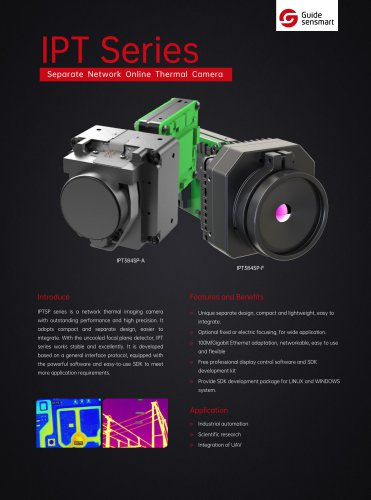 Guide IPT384SP-A Separate Network Online Thermal Camera