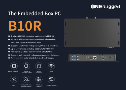 EM-B10R embedded box pc RK3588