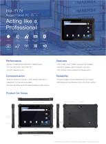 EM-T17X Rugged Tablet PC:Android 12/GMS OS