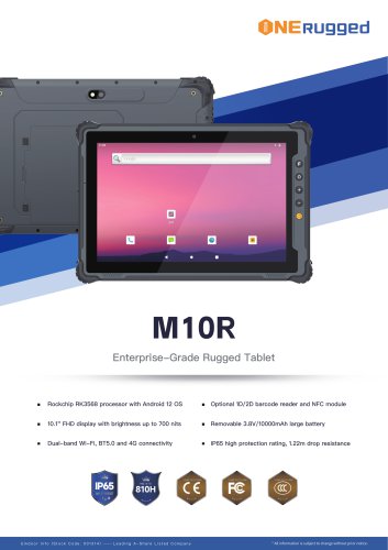 ONERugged M10R Rugged Tablet RK3588