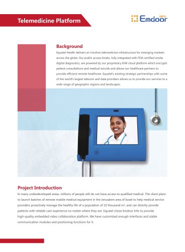 Our case: Telemedicine Platform