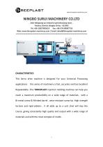 Horizontal injection molding machine TH260