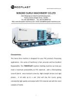 Horizontal injection molding machine TH400PVC