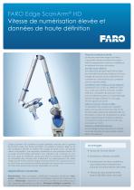 Fiche technique - FARO Edge ScanArm HD - 1