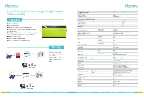 All in one energy storage system