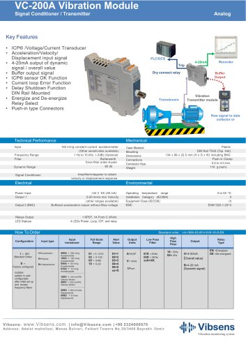 VC200A Vibration Transmitter Module