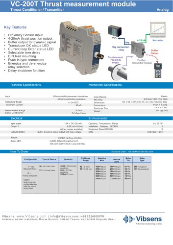 VC200T Thrust Measurement Module