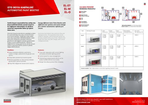 Automotive Paint Booths Elsisan Brochure