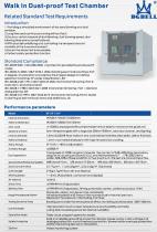 Dust test chamber BE-XR-12M³