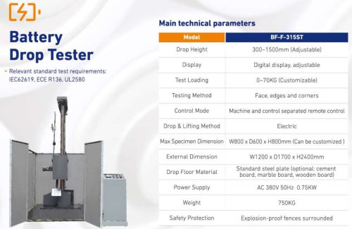 GDBELL Battery Drop Testing Machine