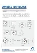 Horloge extérieure analogique - Profiline Côté 4 - 6