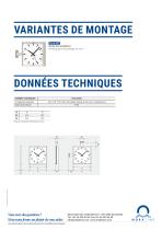 Horloge intérieure analogique - Flex QUAD - 4