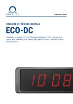 Horloge intérieure numérique - ECO-Série DC - 1