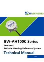 BW-AH100C Low-cost  Attitude Heading Reference System Technical Manual