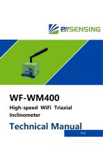 WF-WM400 High-speed WiFi Triaxial Inclinometer