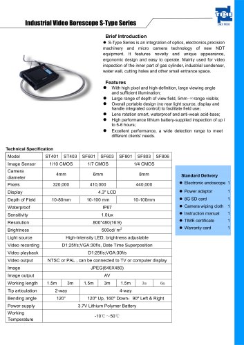 Industrial Video Borescope S Series