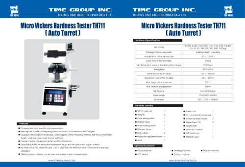 Micro Vickers Hardness Tester 