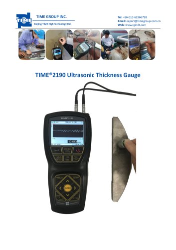 Ultrasonic Thickness Gauge TIME2190 with A Scan B scan