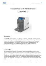AUTO GBM-L1 Vacuum Decay Leak Detection Tester A0 (20250529)