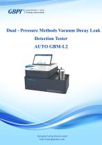 AUTO GBM-L2 Vacuum Decay Leak Detection Tester A0(20230613)