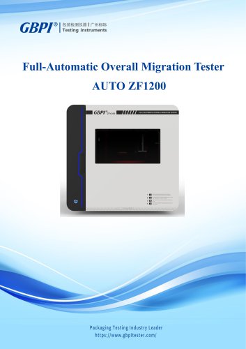 AUTO ZF1200 Fully Automatic Overall Migration Tester A0(20220610)