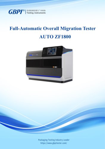 AUTO ZF1800 Fully Automatic Overall Migration Tester A0(20220610)