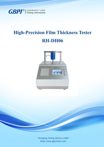 GB-RH-DH06 Film Thickness Tester Catalog