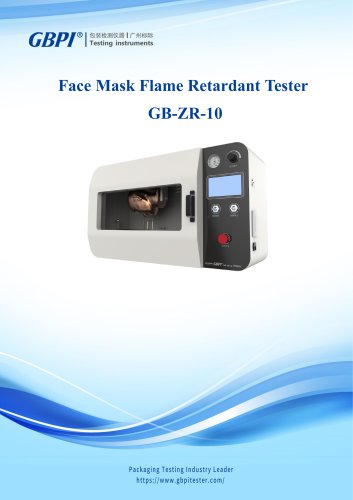 GB-ZR-10 Face Mask Flame Retardant Tester A0(20211223)