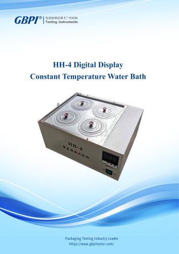 HH-4 Digital Display Constant Temperature Water Bath A0(20221108)