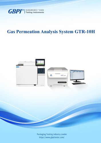 Hydrogen Gas Permeation Analysis System GTR-10H