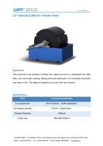 LC-1 Sample Cutter for Tensile Tester Catalogue-GBPI